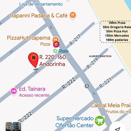 Apartamento 3 Suites A 100M Do Mar イタペマ エクステリア 写真